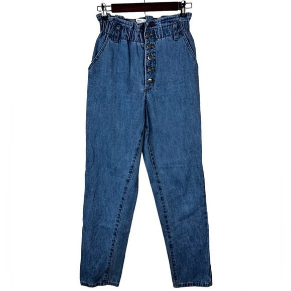 Forever 21 • High Waisted Paperbag Waist Jeans - Picture 2 of 8